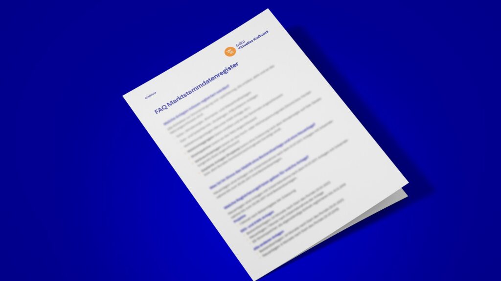 FAQ-Marktstammdatenregister