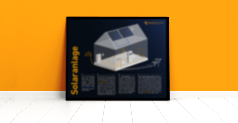 Poster: Solaranlage Skizze Vorschaubild